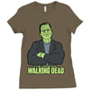 old school zombie Ladies Fitted T-Shirt