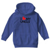 I Love My Uncle Youth Hoodie