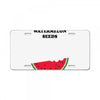Don't Eat Watermelon Seeds License Plate
