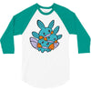 more mudkip 3/4 Sleeve Shirt