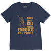 kill people funny V-Neck Tee