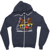 reindeer winter 2018 Zipper Hoodie