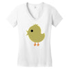 chicken baby Women's V-Neck T-Shirt