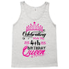 Celebrating With the 4th Birthday Queen Tank Top