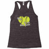 my heart is on that field Racerback Tank