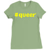hashtag queer Ladies Fitted T-Shirt