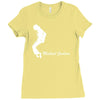 michael jackson jacko king of pop musica 2 Ladies Fitted T-Shirt