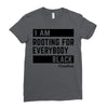 Rooting for Everybody Ladies Fitted T-Shirt
