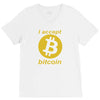 bitcoin V-Neck Tee