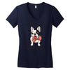 nobody listens to me Women's V-Neck T-Shirt