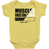 muscles installing Baby Onesie