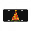 pizza christmas tree pocket License Plate