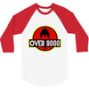 Over 9000 DBZ Vegeta 3/4 Sleeve Shirt