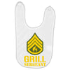 grill sergeant military Baby Bibs