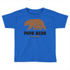 Papa Bear Toddler T-shirt