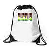 sound activated flashing light Drawstring Bags