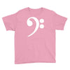bass cleff funny Youth Tee