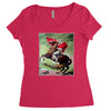 napoleon bonaparte stormtrooper funny retro Women's Triblend Scoop T-shirt