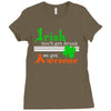 i rish don't get drunk we get awesome Ladies Fitted T-Shirt