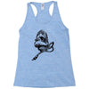 scream microphone Racerback Tank