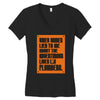 video games lied to me Women's V-Neck T-Shirt
