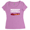 merry crispness Women's Triblend Scoop T-shirt