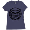 owl Ladies Fitted T-Shirt