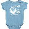 the cat in the box Baby Onesie