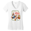 let's summon demons Women's V-Neck T-Shirt