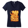 attack Women's V-Neck T-Shirt