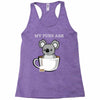 my puns are Racerback Tank