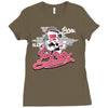 boo (2) Ladies Fitted T-Shirt
