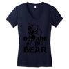 Beware Of The Bear Women's V-Neck T-Shirt
