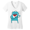 monster hearts you Women's V-Neck T-Shirt