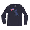 Patriotic T-Rex Long Sleeve Shirts