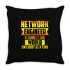 network engineer i connect the Throw Pillow