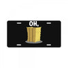 oh hay oh hey girl boy funny pun License Plate