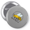 natural beauty Pin-back button
