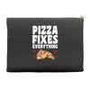 pizza fixes everything Accessory Pouches
