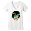 lovely face Women's V-Neck T-Shirt
