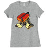 record eater Ladies Fitted T-Shirt