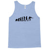 evolution of snooker or pool ape to player mens black new t shirt top Tank Top
