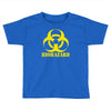 biohazard emo gamer cool rock music Toddler T-shirt