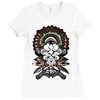 smokin pipes n feathers Ladies Fitted T-Shirt
