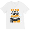 My Son Is Super Awesome His Mother V-Neck Tee