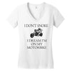 motorbike i don't snore biker's biker Women's V-Neck T-Shirt