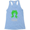the green frog Racerback Tank