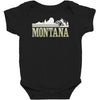 montana mountains Baby Bodysuit