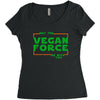 May The Vegan Force Be With You Women's Triblend Scoop T-shirt