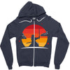 Samurai Sunset Zipper Hoodie
